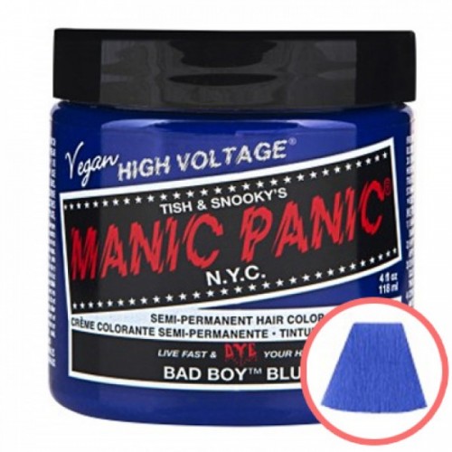 MANIC PANIC HIGH VOLTAGE CLASSIC CREAM FORMULAR HAIR COLOR (03 BAD BOY BLUE)